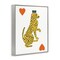 Stupell Industries Leopard & Hearts Card Framed Giclee, design by Svetlana Aleynikova